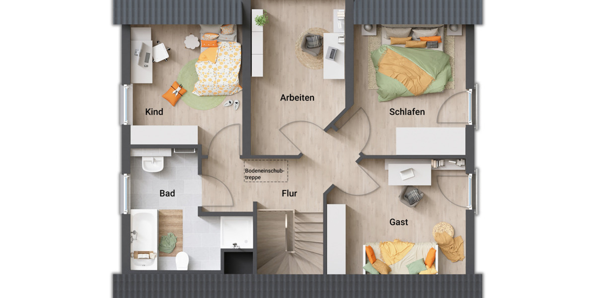 Einfamilienhaus Iserlohn Wermingsen - 4 Zimmer, 130 m&sup2;, 472.190&euro; | Angebot:25681222