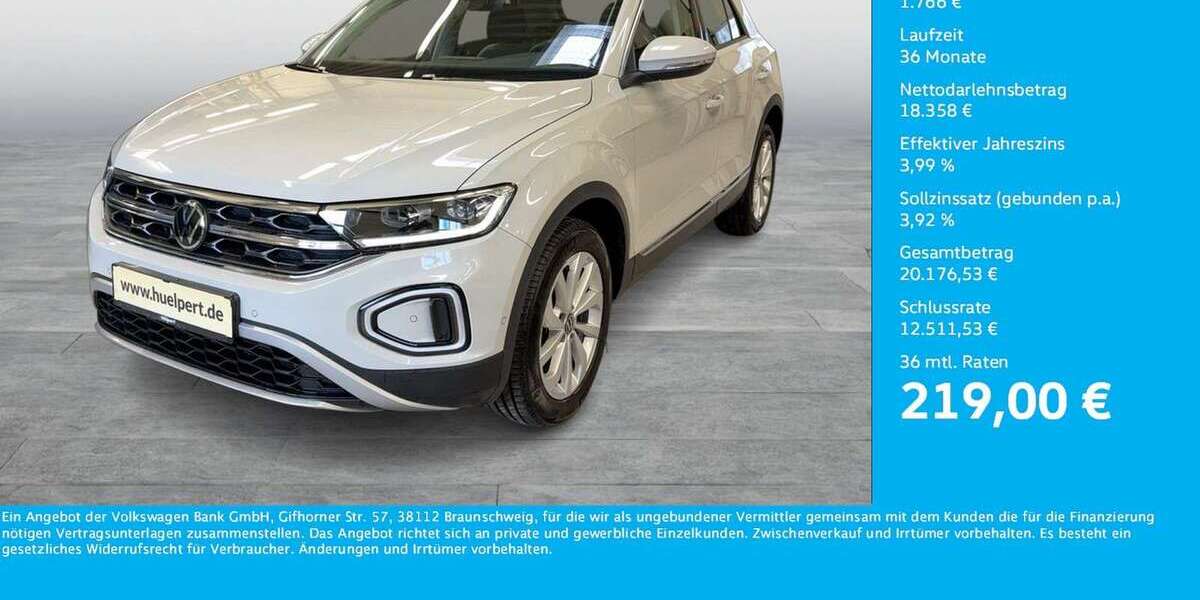 VW T-Roc 32.111 km 20.124 &euro; Unna 59423