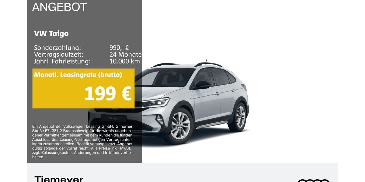 VW Taigo 19.641 km 25.690 &euro; Bochum 44809