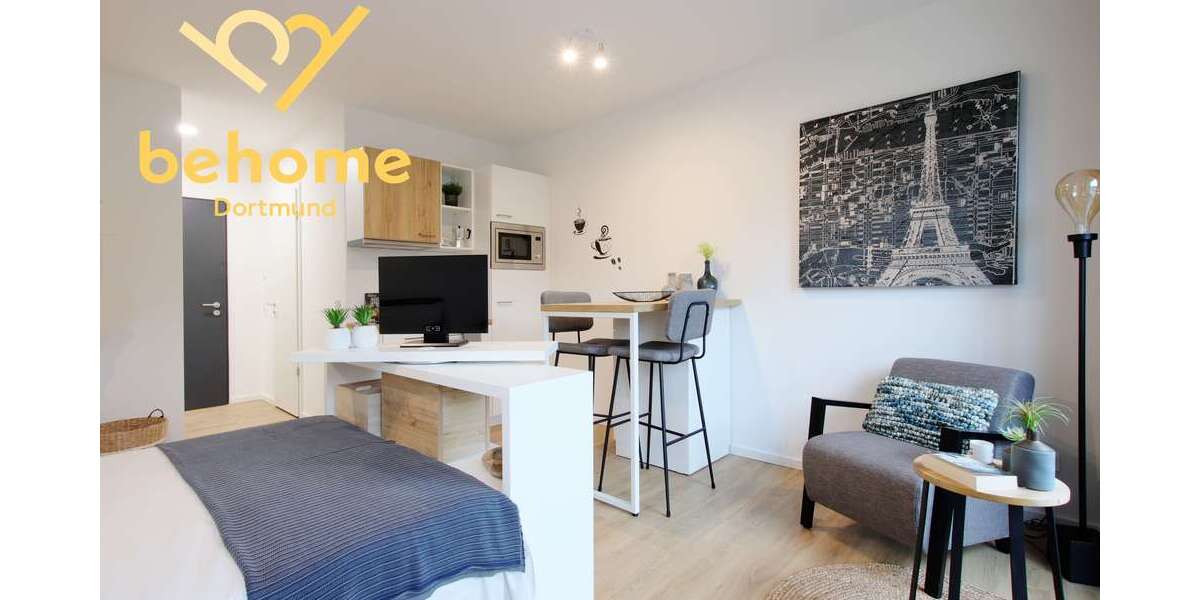 Etagenwohnung Dortmund Innenstadt West - 1.5 Zimmer, 28 m&sup2;, 555&euro; | Angebot:25888165