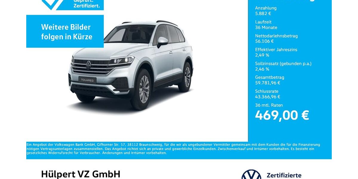 VW Touareg 5.763 km 61.988 &euro; Dortmund 44379