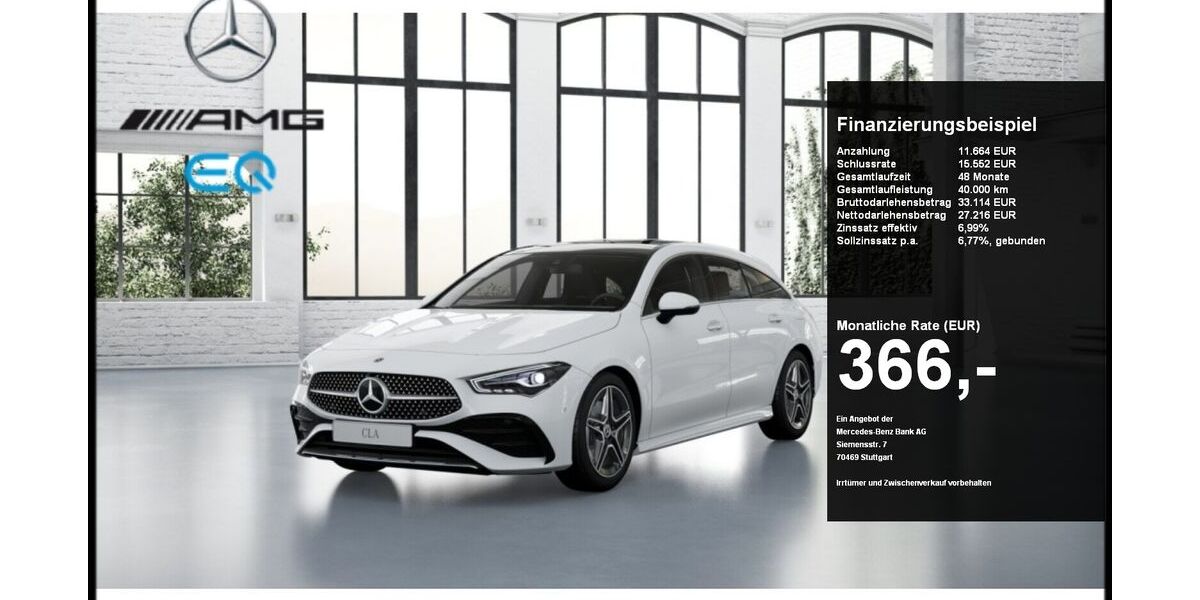 Mercedes-Benz CLA 200 Shooting Brake 2.781 km 38.650 &euro; Hagen 58135