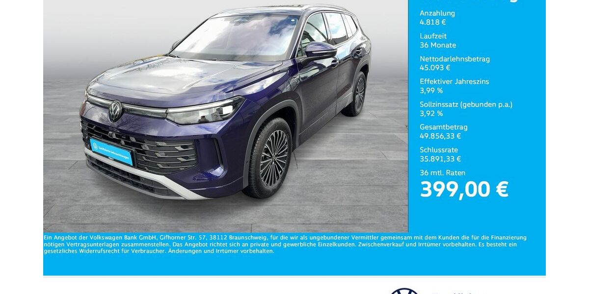 VW Tayron 7.182 km 49.911 &euro; Dortmund 44379