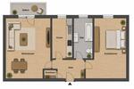 Etagenwohnung Bochum Querenburg - 2.5 Zimmer, 47 m&sup2;, 149.000&euro; | Angebot:26665259