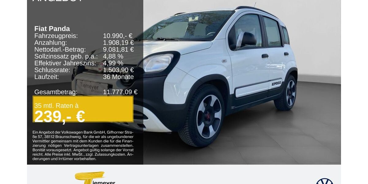 Fiat Panda 49.210 km 10.990 &euro; Bochum 44892