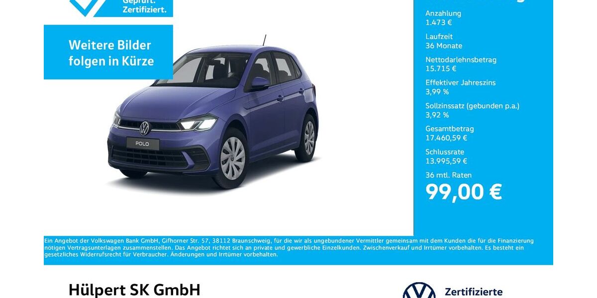 VW Polo 12.671 km 17.188 &euro; Bergkamen 59192