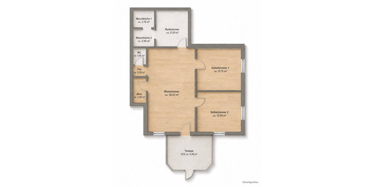 Etagenwohnung Waltrop - 3 Zimmer, 83 m&sup2;, 219.500&euro; | Angebot:26695135
