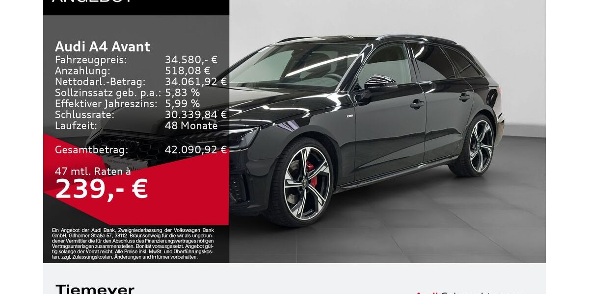 Audi A4 20.190 km 34.580 &euro; Lüdenscheid 58511