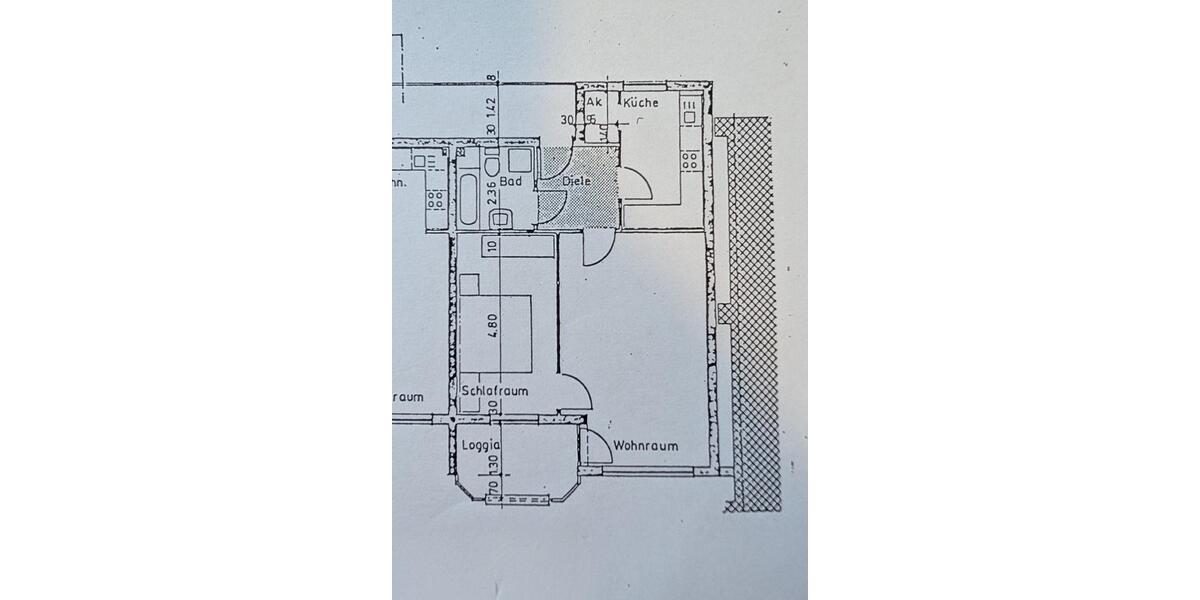 Etagenwohnung Bochum Bochum-Mitte - 2 Zimmer, 60 m&sup2;, 346&euro; | Angebot:25100358