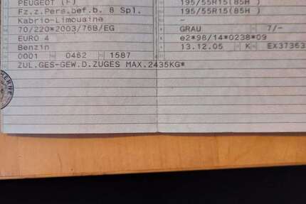 Peugeot 206 165.000 km 1.600 &euro; Herne 44623