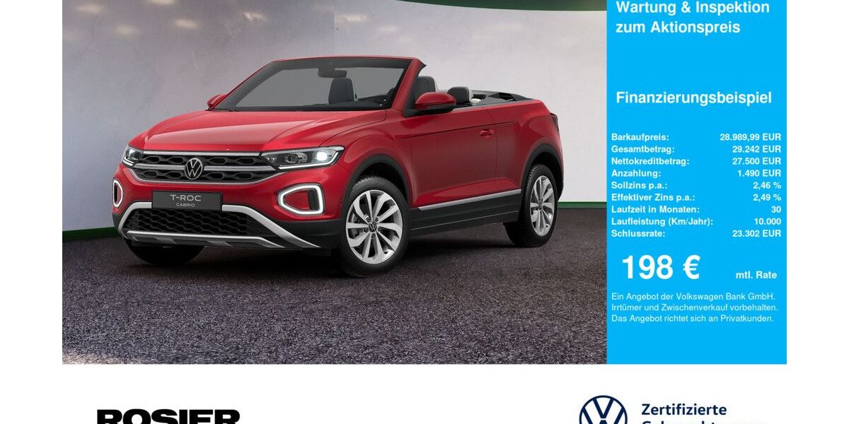 VW T-Roc 13.998 km 28.440 &euro; Menden 58706