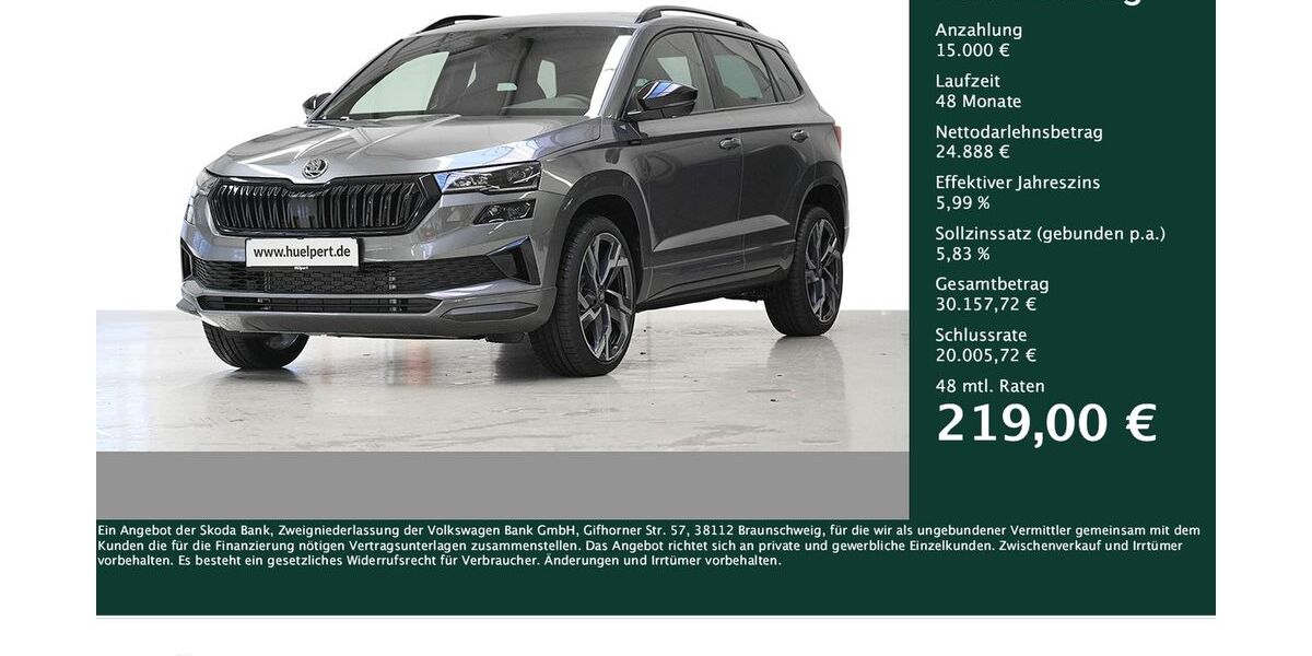 Skoda Karoq 4.462 km 39.888 &euro; Dortmund 44309
