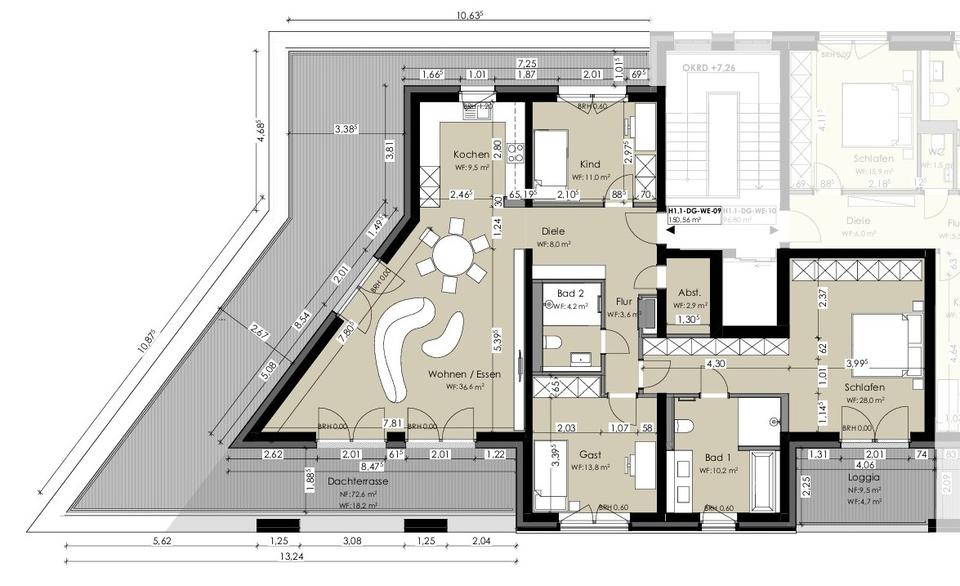 Einfamilienhaus Herne Altenhöfen - 4.5 Zimmer, 152 m&sup2;, 1.883&euro; | Angebot:26382799