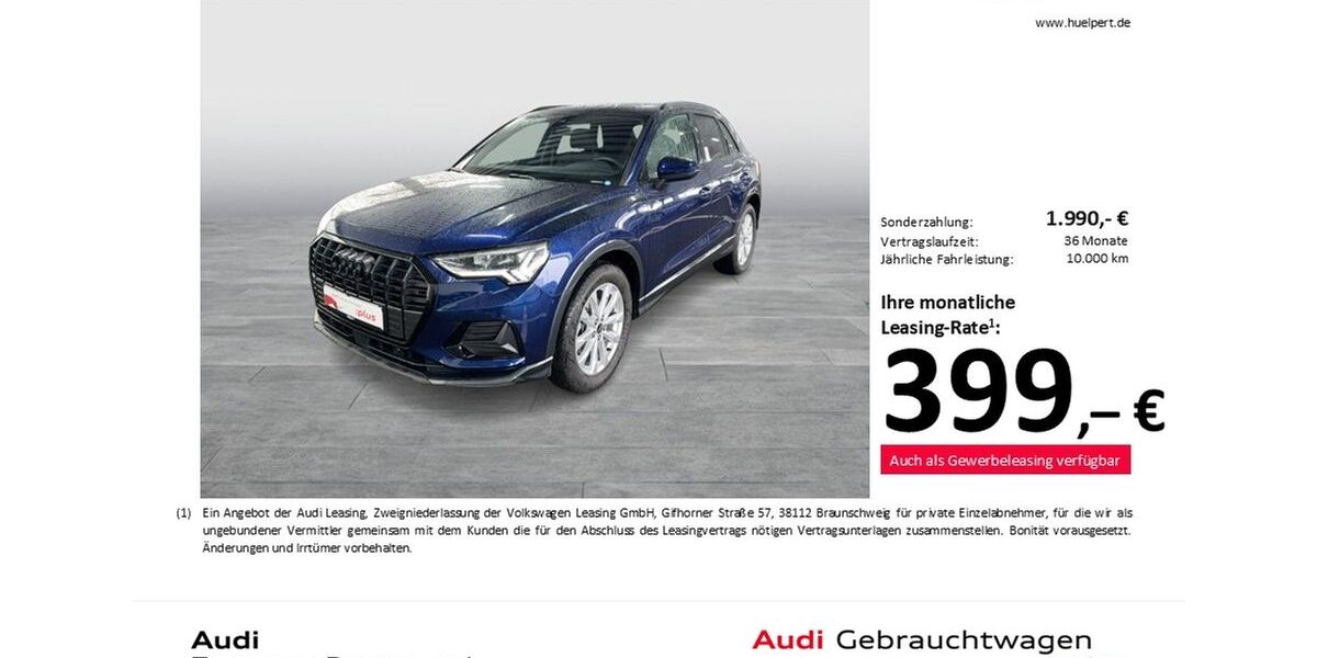 Audi Q3 7.427 km 37.555 &euro; Dortmund 44143