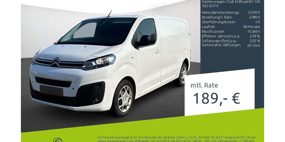 Citroen Jumpy 84.057 km 17.340 &euro; Dortmund 44263