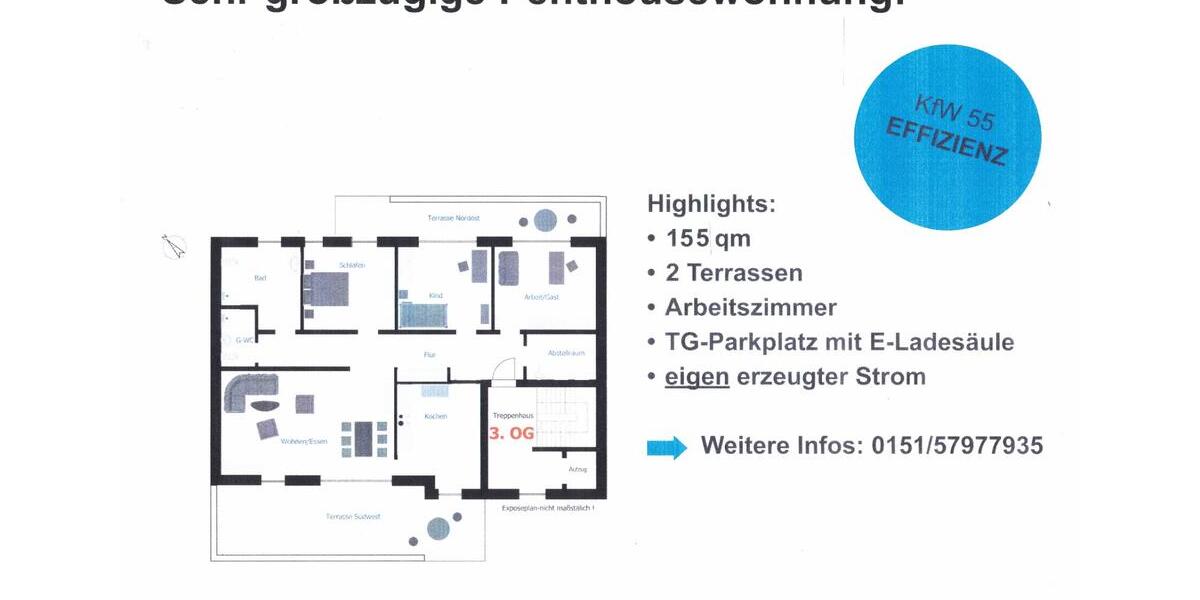 Einfamilienhaus Arnsberg Rusch - 4 Zimmer, 155 m&sup2;, 1.980&euro; | Angebot:25061971