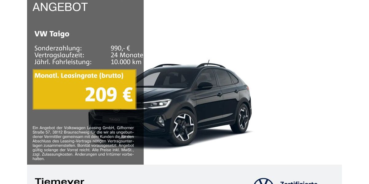VW Taigo 16.880 km 26.980 &euro; Bochum 44892