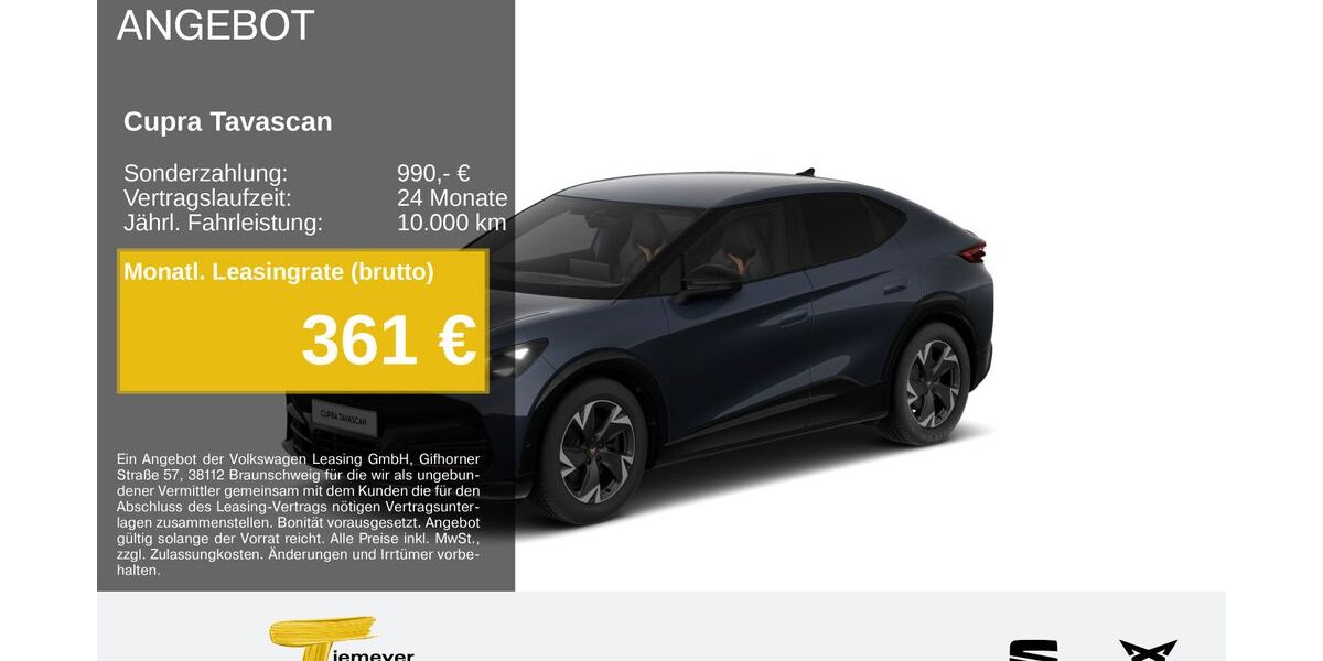 Cupra Tavascan 23.766 km 39.430 &euro; Hemer 58675