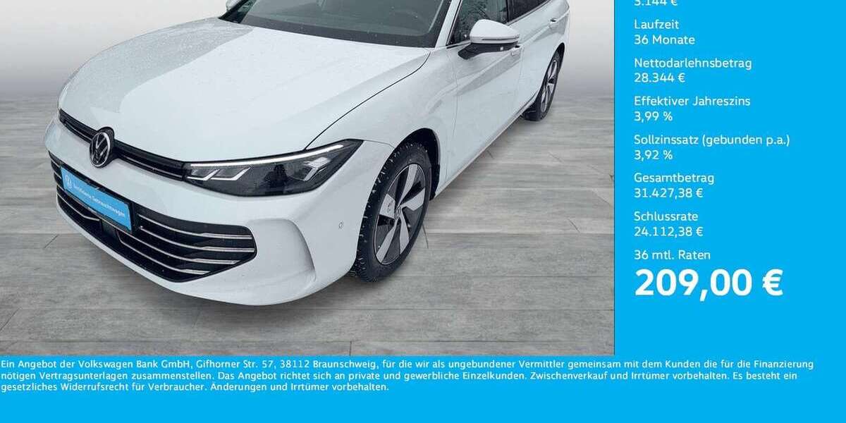 VW Passat Variant 19.371 km 31.488 &euro; Bergkamen 59192