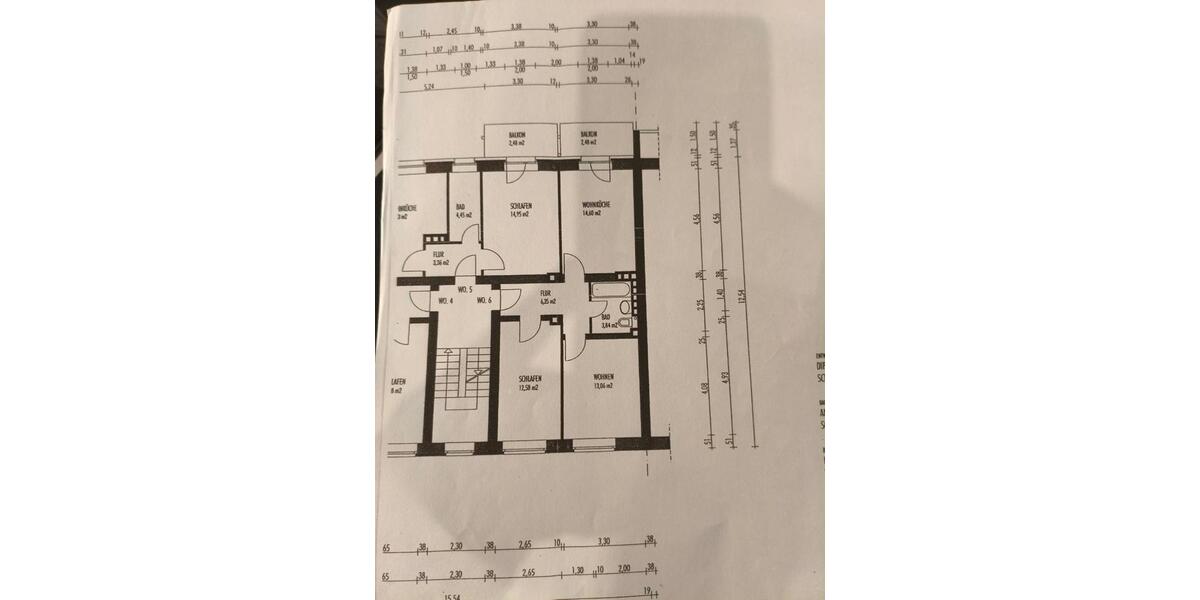 Etagenwohnung Hagen Hagen-Mitte - 3 Zimmer, 54 m&sup2;, 380&euro; | Angebot:25660324