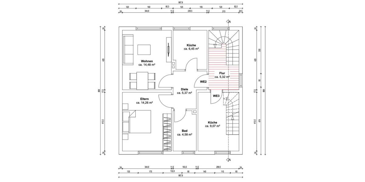 Einfamilienhaus Lünen Wethmar - 1 Zimmer, 165 m&sup2;, 430.000&euro; | Angebot:26595422