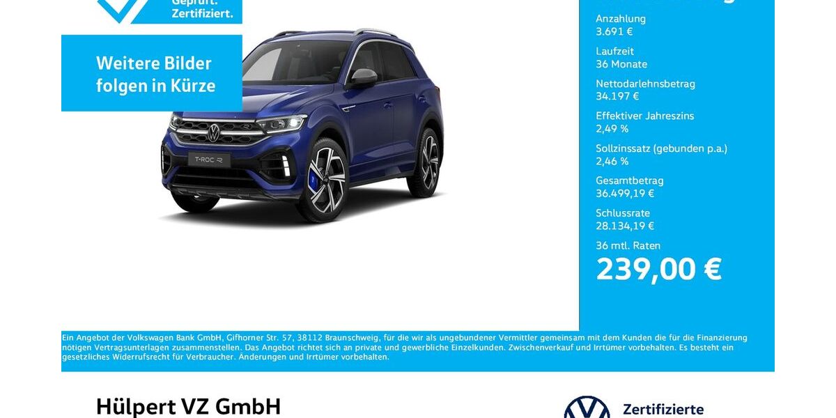 VW T-Roc 6.183 km 37.888 &euro; Dortmund 44141