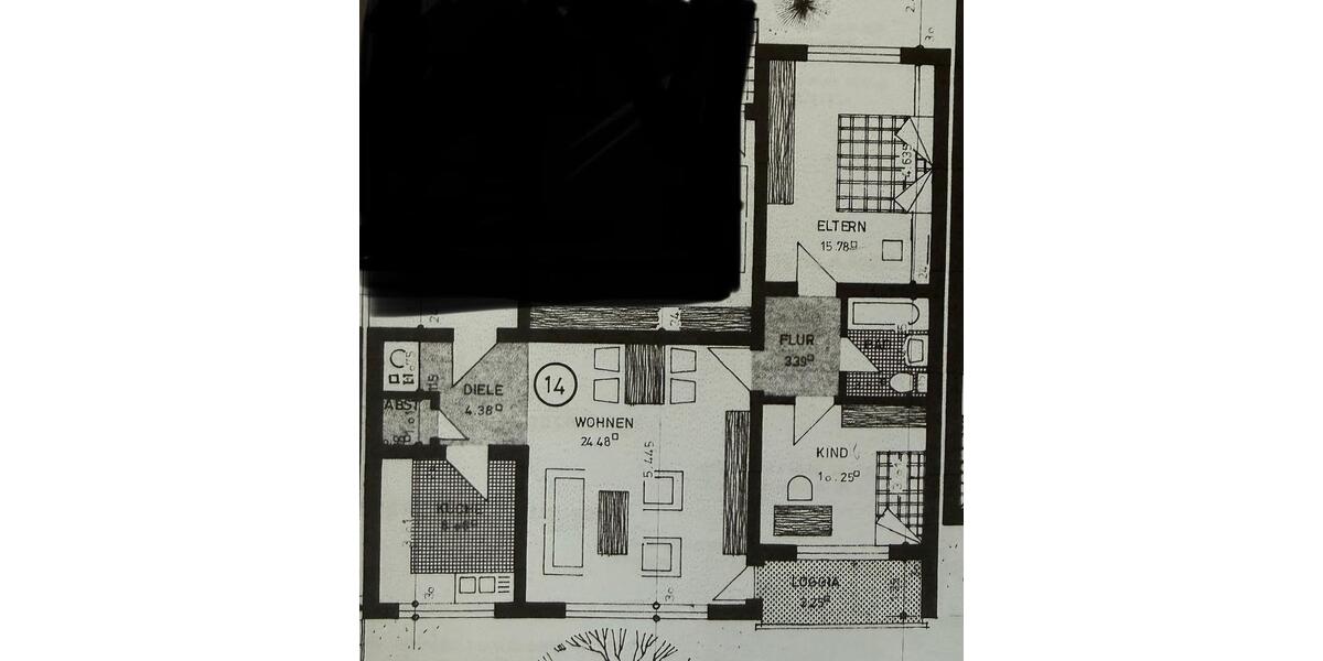 Etagenwohnung Bochum Bochum-Ost - 3.5 Zimmer, 74 m&sup2;, 185.000&euro; | Angebot:26703917