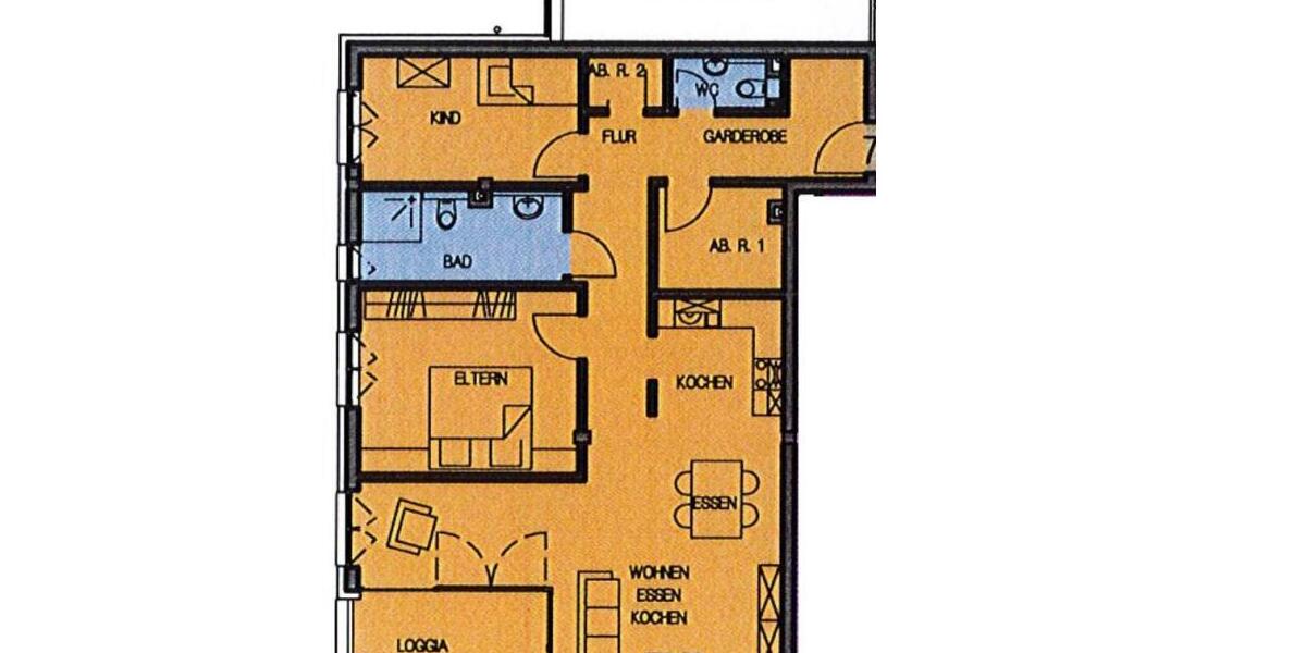 Etagenwohnung Dortmund Brackel - 3 Zimmer, 99 m&sup2;, 1.188&euro; | Angebot:25304420