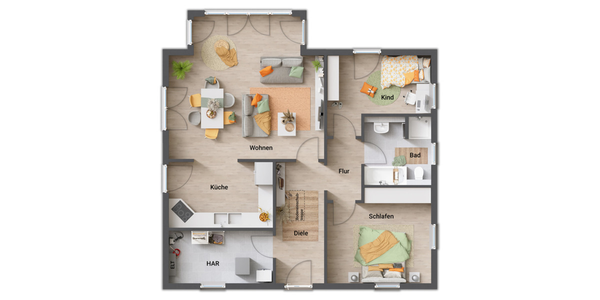 Mehrfamilienhaus, Wohnhaus Lünen Horstmar - 3 Zimmer, 92 m&sup2;, 227.950&euro; | Angebot:25681205