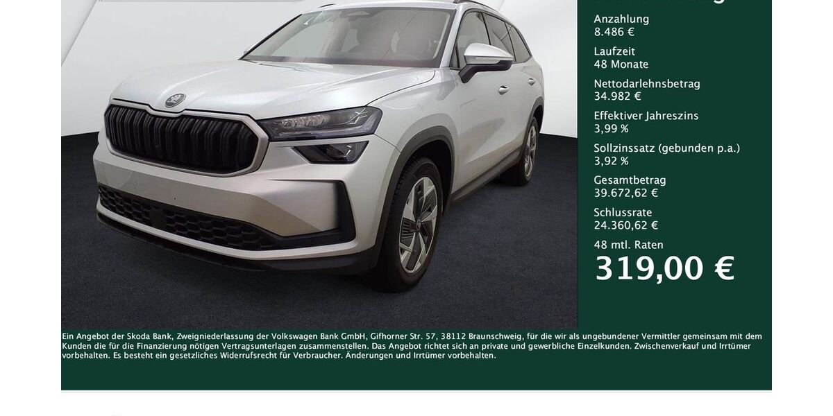 Skoda Kodiaq 16.692 km 43.170 &euro; Dortmund 44269