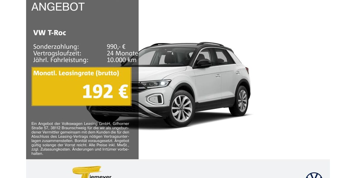 VW T-Roc 7.753 km 24.430 &euro; Lüdenscheid 58507
