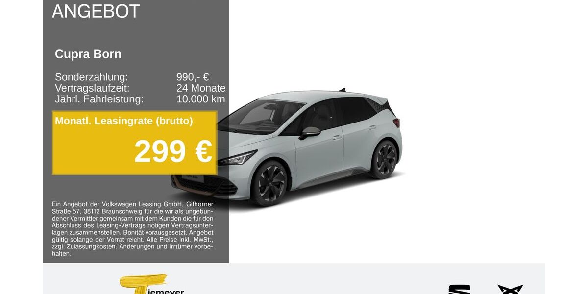 Cupra Born 18.183 km 34.560 &euro; Bochum 44809