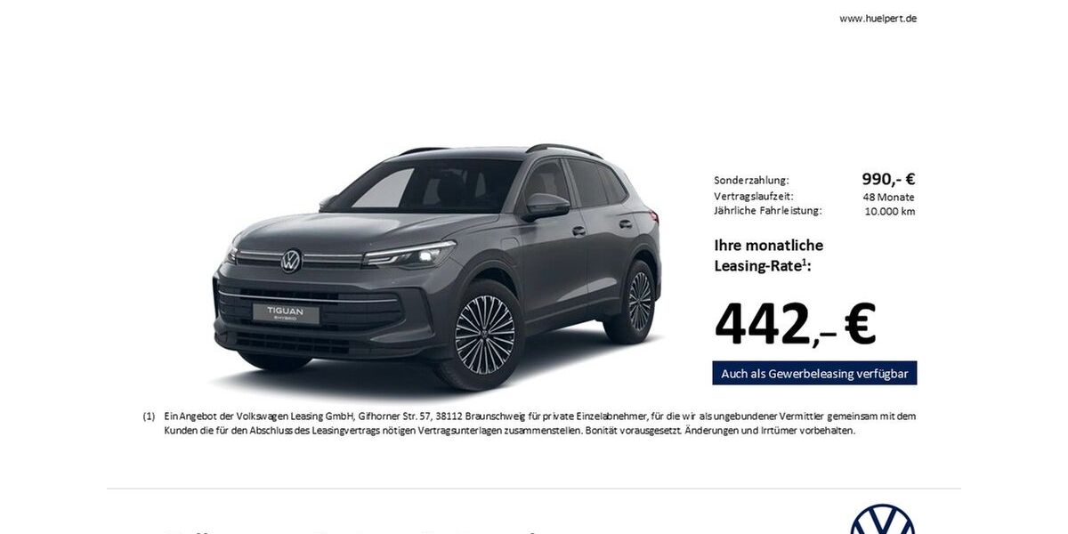 VW Tiguan 7.501 km 41.655 &euro; Dortmund 44141