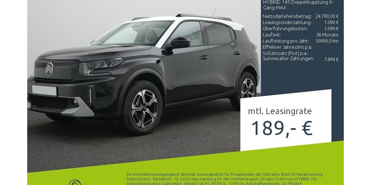 Citroen C3 Aircross 1.500 km 24.790 &euro; Dortmund 44263