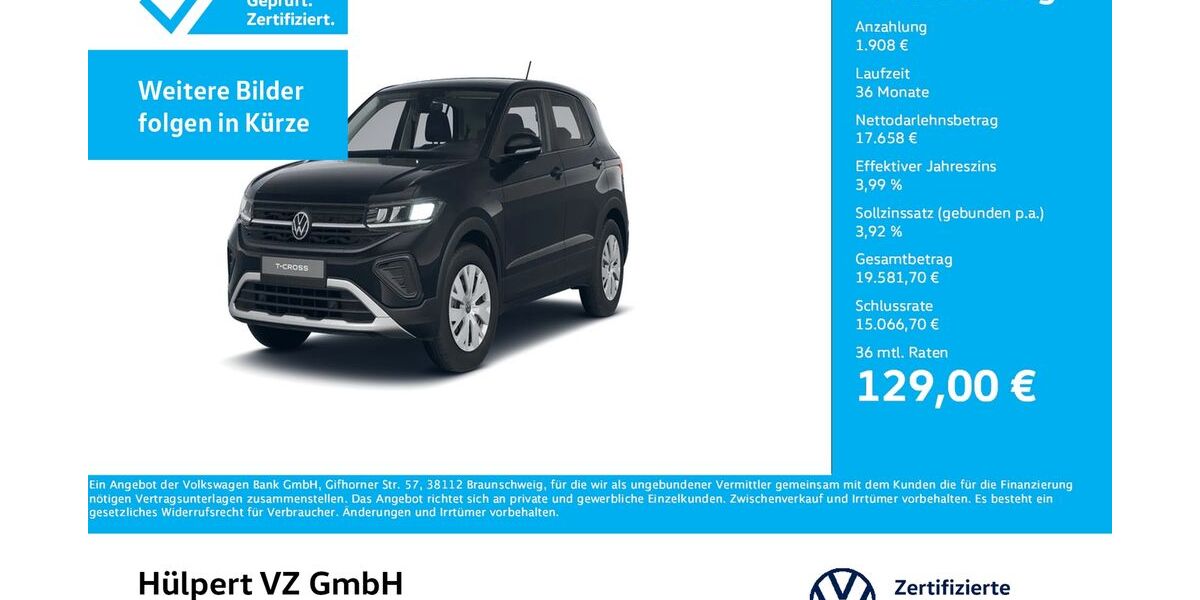 VW T-Cross 10.695 km 19.344 &euro; Dortmund 44379