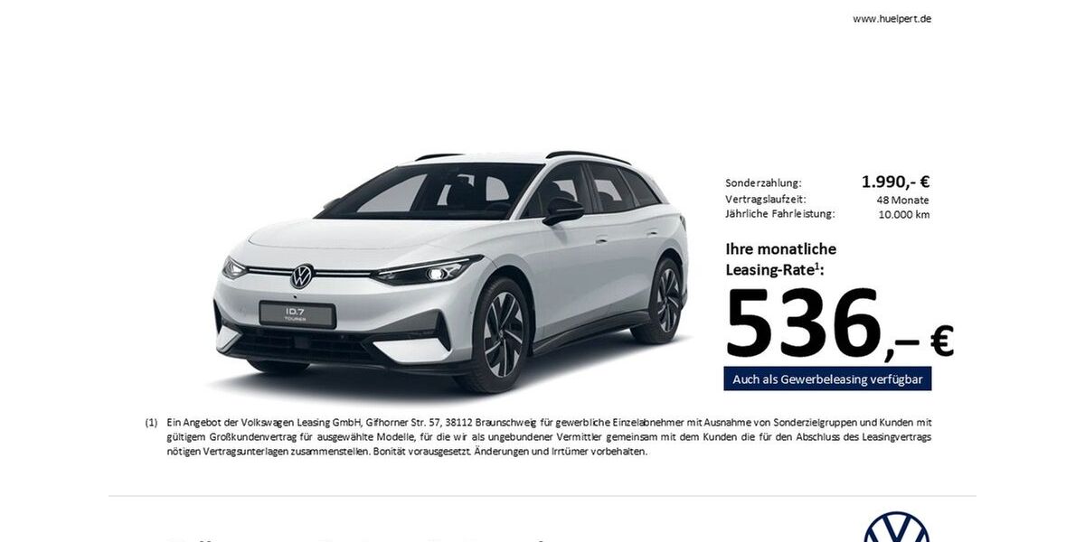 VW ID.7 8.415 km 53.888 &euro; Dortmund 44141