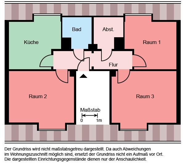 Dachgeschoßwohnung Hagen Dahl - 3 Zimmer, 57 m&sup2;, 469&euro; | Angebot:25328597
