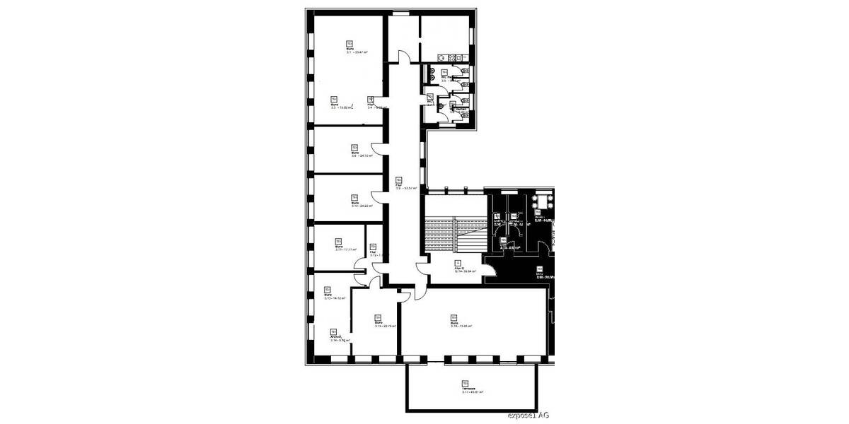Gewerbeobjekt Hagen Hochschulviertel - 8 Zimmer, 371 m&sup2;, 4.200&euro; | Angebot:25799404