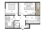 Etagenwohnung Herne Sodingen - 3 Zimmer, 74 m&sup2;, 670&euro; | Angebot:26649716