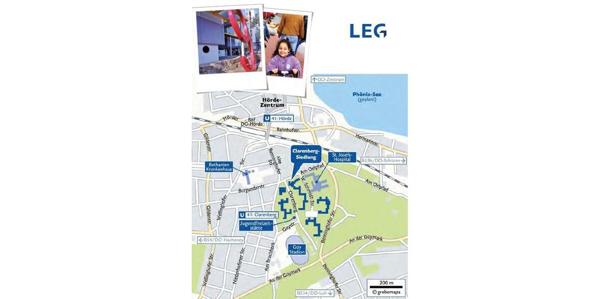 Etagenwohnung Dortmund Hörde - 2 Zimmer, 63 m&sup2;, 332&euro; | Angebot:26235361