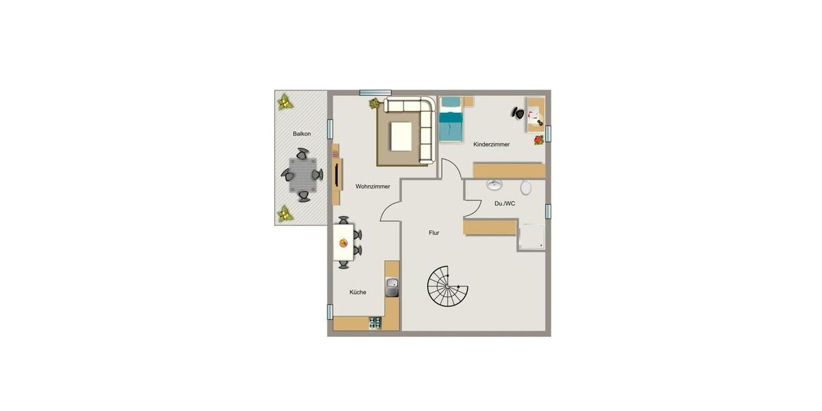 Etagenwohnung Castrop-Rauxel Becklem - 4.5 Zimmer, 93 m&sup2;, 765&euro; | Angebot:26615951