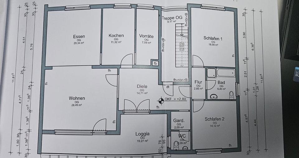 Etagenwohnung Unna Alte Heide - 6 Zimmer, 136 m&sup2;, 1.088&euro; | Angebot:26041635