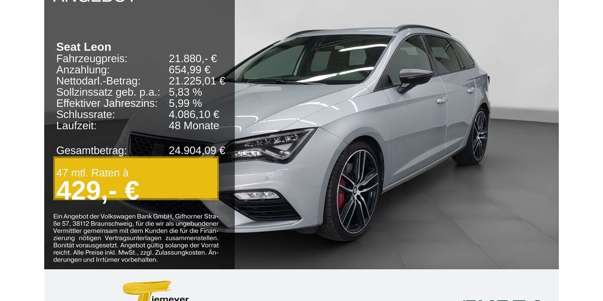 Seat Leon 80.846 km 20.890 &euro; Bochum 44809