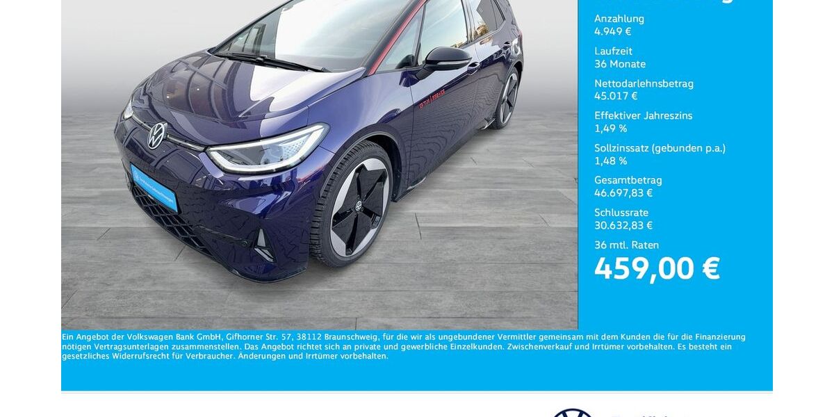 VW ID.3 7.681 km 49.966 &euro; Bergkamen 59192