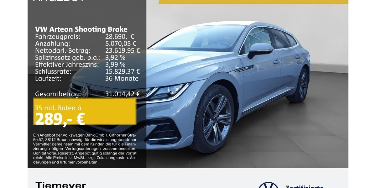 VW Arteon 63.700 km 24.970 &euro; Bochum 44892