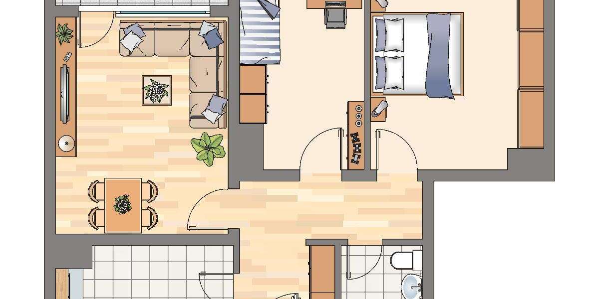 Etagenwohnung Dortmund Wickede - 3.5 Zimmer, 68 m&sup2;, 533&euro; | Angebot:26098449