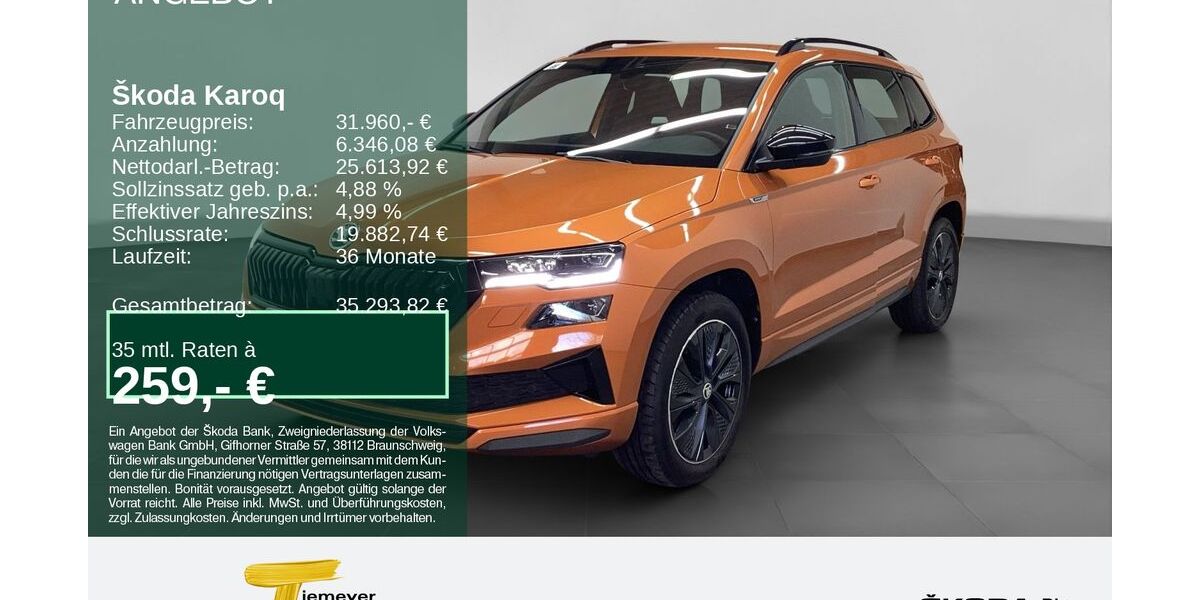 Skoda Karoq 58.380 km 31.390 &euro; Bochum 44809