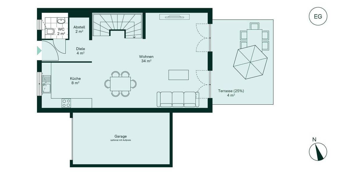 Doppelhaushälfte Bergkamen Weddinghofen - 4 Zimmer, 136 m&sup2;, 452.300&euro; | Angebot:25664073