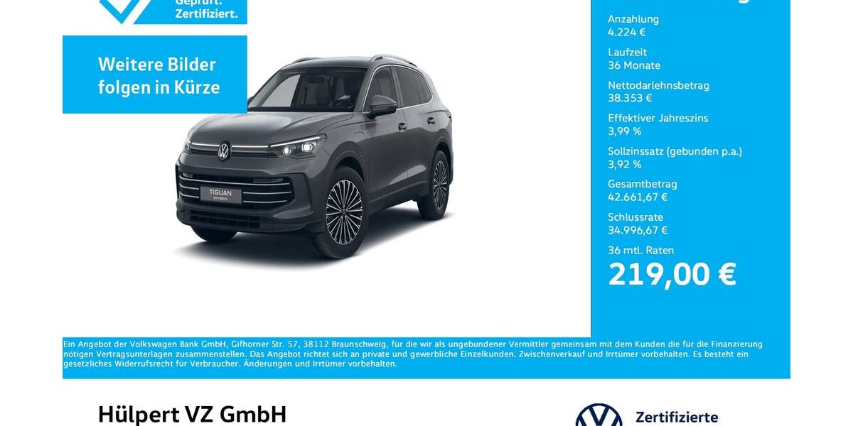 VW Tiguan 15.978 km 42.511 &euro; Dortmund 44141