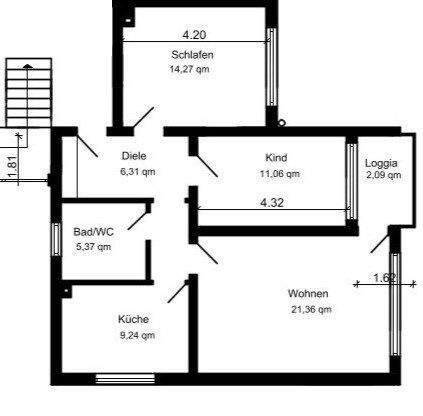 Etagenwohnung Kamen Kamen-Mitte - 3 Zimmer, 73 m&sup2;, 730&euro; | Angebot:25983400